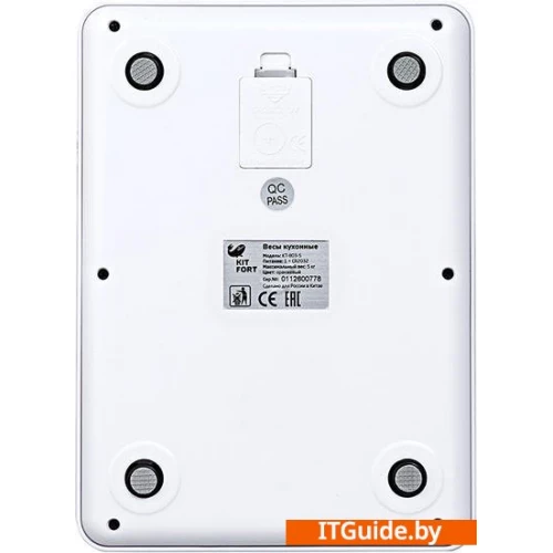 Кухонные весы Kitfort KT-803-5 (оранжевый) ver4