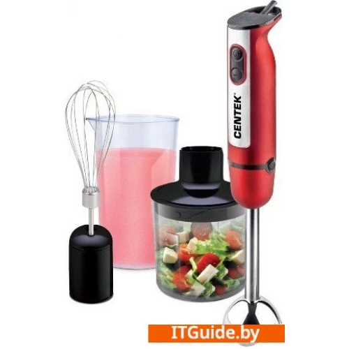 Погружной блендер CENTEK CT-1319 (красный) ver1