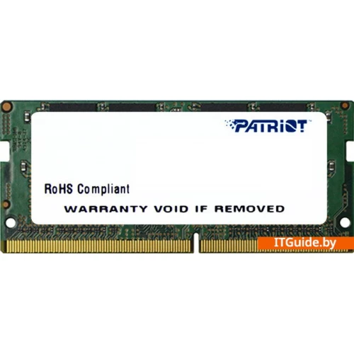Patriot Signature Line 4GB DDR4 SODIMM PC4-19200 [PSD44G240081S] ver1