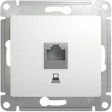 Розетка компьютерная Schneider Electric Glossa GSL000181K (белый)
