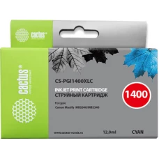 Картридж CACTUS CS-PGI1400XLC (аналог Canon PGI-1400XL C)