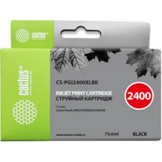 Картридж CACTUS CS-PGI2400XLBK (аналог Canon PGI-2400XL BK)