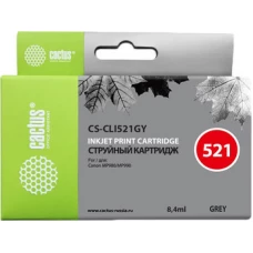 Картридж CACTUS CS-CLI521GY (аналог Canon CLI-521 Gray)