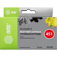 Картридж CACTUS CS-CLI451Y (аналог Canon CLI-451Y)