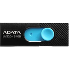 USB Flash A-Data UV220 64GB (черный/голубой)