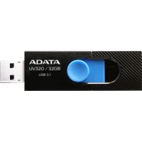 USB Flash ADATA UV320 32GB (черный/голубой)