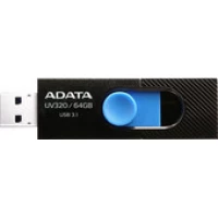 USB Flash A-Data UV320 64GB (черный/голубой)