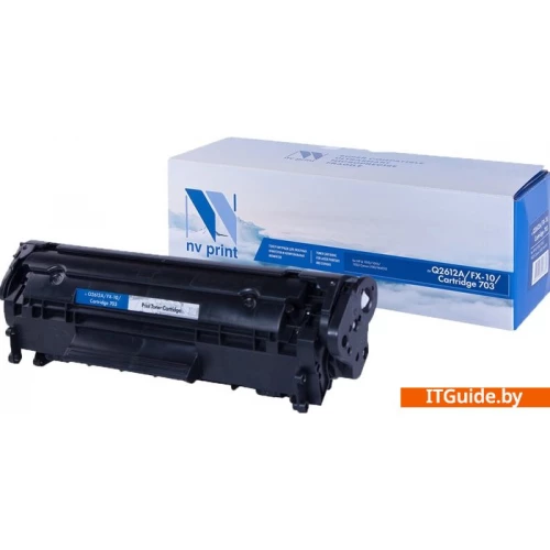Картридж NV Print NV-Q2612A-FX10-703 (аналог HP Q2612A, Canon FX-10, 703) ver1