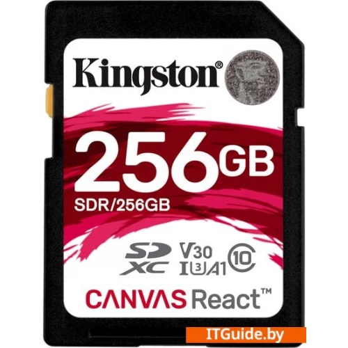Kingston Canvas React SDR/256GB SDXC 256GB ver1