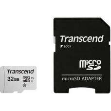 Карта памяти Transcend microSDHC 300S 32GB + адаптер