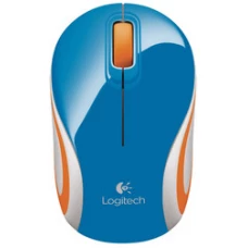 Мышь Logitech Wireless Mini Mouse M187 (голубой) [910-002733]