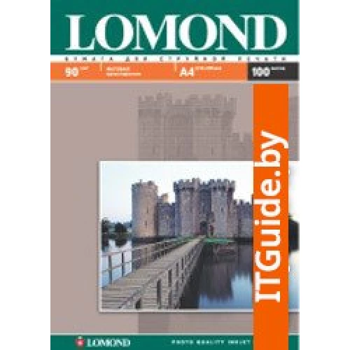 Lomond Матовая A4 90 г/кв.м. 100 листов (0102001) ver1