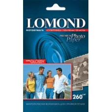 Фотобумага Lomond Суперглянцевая 10x15 260 г/кв.м. 20 листов (1103102)