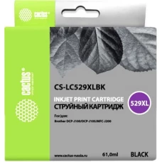 Картридж CACTUS CS-LC529XLBK (аналог Brother LC529XLBK)