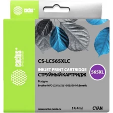 Картридж CACTUS CS-LC565XLC (аналог Brother LC565XLC)