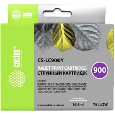 Картридж CACTUS CS-LC900Y (аналог Brother LC900Y)