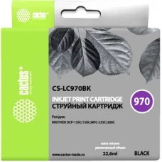 Картридж CACTUS CS-LC970BK (аналог Brother LC970BK)
