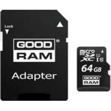 GOODRAM M1AA microSDXC M1AA-0640R12 64GB (с адаптером) ver1