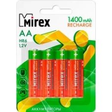 Аккумуляторы Mirex AA 1400mAh 4 шт HR6-14-E4