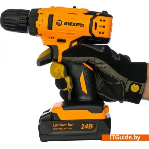Дрель-шуруповерт Вихрь ДА-24Л-2К ver5