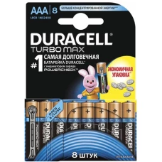 Батарейки DURACELL TurboMax LR03/MX2400 8BP