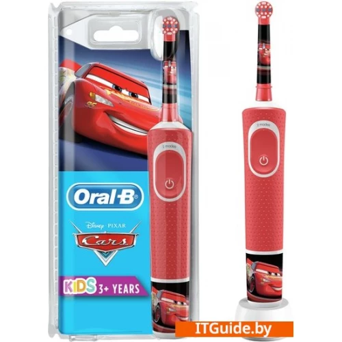 Электрическая зубная щетка Braun Oral-B Kids Cars D100.413.2K ver1