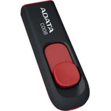 USB Flash A-Data C008 Black+Red 64 Гб (AC008-64G-RKD)