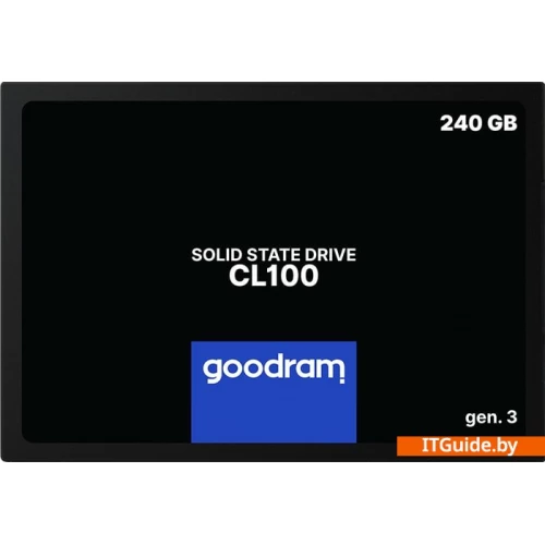 SSD GOODRAM CL100 Gen. 3 240GB SSDPR-CL100-240-G3 ver1