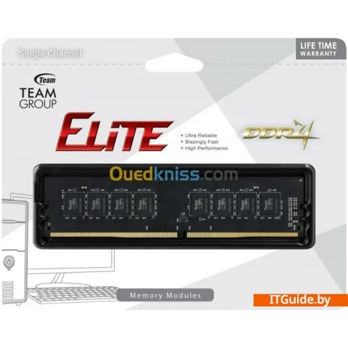 Оперативная память Team Elite 16GB DDR4 PC4-25600 TED416G3200C2201 ver2