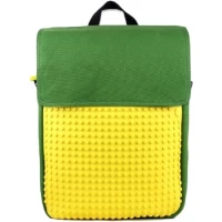 Рюкзак Upixel Canvas Top Lid Pixel WY-A005 (зеленый/желтый)