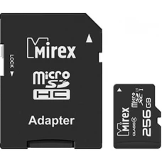 Карта памяти Mirex microSDXC 13613-AD3UH256 256GB (с адаптером)