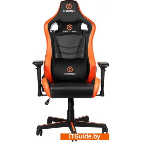 Кресло Evolution Avatar M (черный/оранжевый) ver2