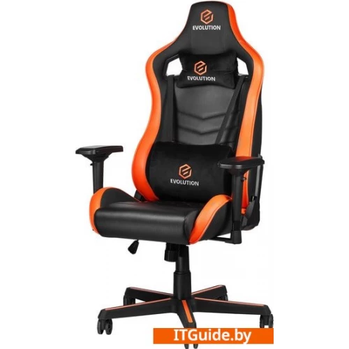 Кресло Evolution Avatar M (черный/оранжевый) ver3