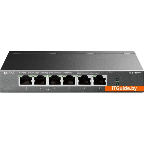 Коммутатор TP-Link TL-SF1006P ver1