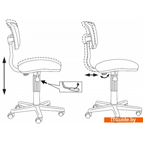 Кресло Бюрократ CH-299NX (мультиколор абстракция) ver5