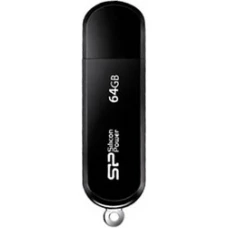 USB Flash Silicon-Power LuxMini 322 Black 64GB (SP064GBUF2322V1K)