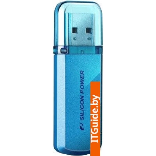 USB Flash Silicon-Power Helios 101 16 Гб SP016GBUF2101V1B (синий) ver1