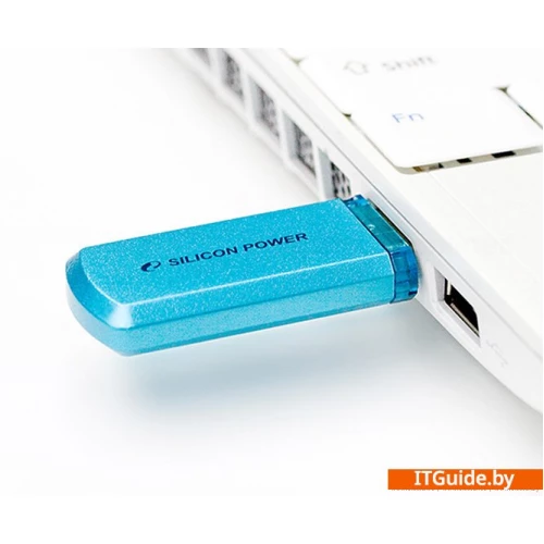 USB Flash Silicon-Power Helios 101 16 Гб SP016GBUF2101V1B (синий) ver2