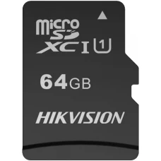 Карта памяти Hikvision microSDHC HS-TF-C1(STD)/64G/Adapter 64GB (с адаптером)