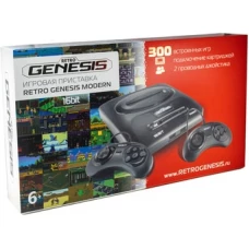 Игровая приставка Retro Genesis Modern (2 проводных геймпада, 300 игр)