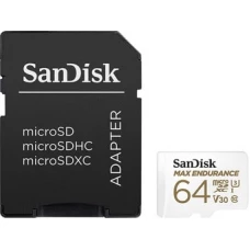Карта памяти SanDisk microSDXC SDSQQVR-064G-GN6IA 64GB (с адаптером)