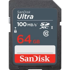 Карта памяти SanDisk Ultra SDXC SDSDUNR-064G-GN3IN 64GB