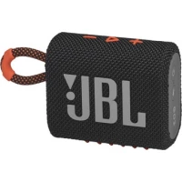 Беспроводная колонка JBL Go 3 (черный/оранжевый)