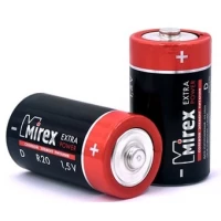 Батарейка Mirex Extra Power D 2 шт 23702-ER20-S2