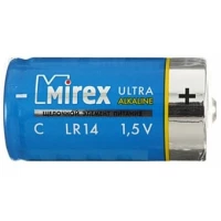 Батарейки Mirex LR14 C Алкалайн 2 шт 23702-LR14-S2