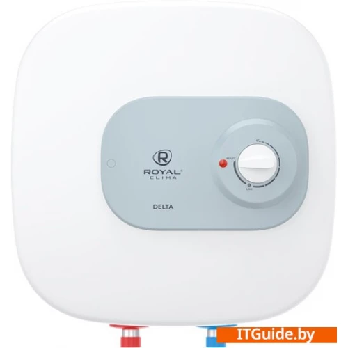 Накопительный электрический водонагреватель над мойкой Royal Clima Delta RWH-D10-FE ver1