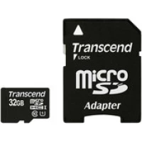 Карта памяти Transcend microSDHC Class 10 UHS-I 32GB + адаптер (TS32GUSDU1)