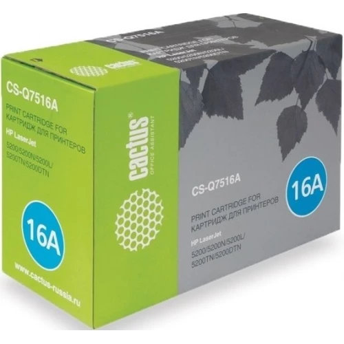 Картридж CACTUS CS-Q7516AR (аналог HP Q7516A) ver1