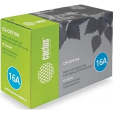 Картридж CACTUS CS-Q7516AR (аналог HP Q7516A)