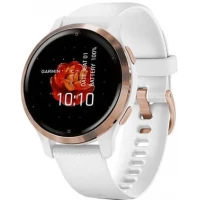 Умные часы Garmin Venu 2S (розовое золото/белый)
